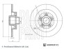 BLUE PRINT RENAULT Гальмівний диск з підшипником колеса, з кільцем датчика ABS ESPACE V (JR_) 1.6/1.8 15-23 ADBP430172