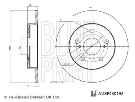 Автозапчасть BLUE PRINT ADBP430192 (фото 1)