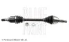 BLUE PRINT NISSAN Напіввісь передня ліва L=687 mm 29/26 JUKE (F15) 1.6 10-19 ADBP890023