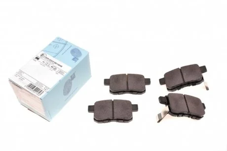 Колодки тормозные дисковые задние HONDA (выр-во) BLUE PRINT ADH24281