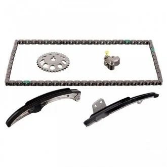 Комплект ГРМ (ланцюг + шестерня) TOYOTA ALLION I, BB I, IST, PORTE I, PREMIO, PRIUS, PRIUS C, PROBOX / SUCCEED, RACTIS, RAUM, VIOS / SOLUNA VIOS, YARIS, YARIS / VIOS, YARIS VERSO 1.5/1.5H 03.00- BLUE PRINT ADT37356 (фото 1)