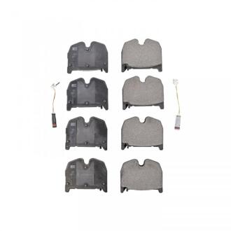 Комплект гальмівних колодок передн, MERCEDES CLS (C219), E T-MODEL (S211), E (W211), S (C215), S (W220), S (W221, V221), SL (R230) 5.4/5.5/6.0 10.01-12.13 BLUE PRINT ADU174257