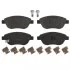 BLUE PRINT тормозные колодки пер.Opel Corsa D,  PEUGEOT 1.6Hdi 09- ADZ94234