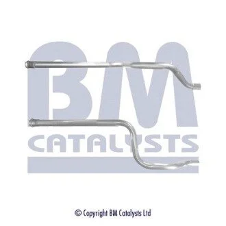 Вихлопна труба середн CITROEN C4 GRAND PICASSO I, C4 PICASSO I, DS5, PEUGEOT 5008 2.0D 06.09-03.17 BM CATALYSTS BM50367