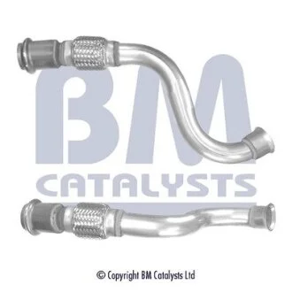 Вихлопна труба передн CITROEN C4 II, PEUGEOT 308 I 1.4 09.07-11.15 BM CATALYSTS BM50442