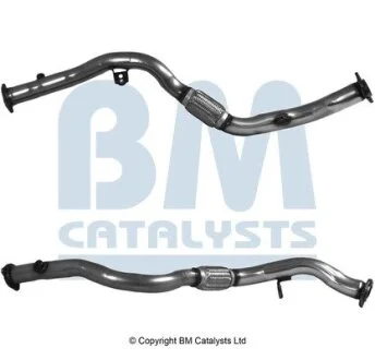 Вихлопна труба середн (,EURO 6,) AUDI A4 ALLROAD B8, A4 B8, A5, A6 C7, Q5 2.0D 09.13-09.18 BM CATALYSTS BM50660