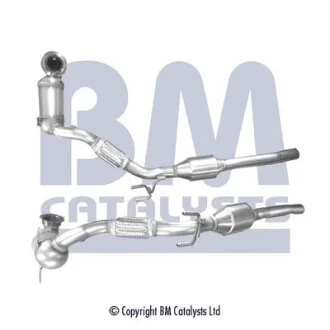 Каталізатор EURO 6 SKODA YETI, VW BEETLE, GOLF VI, JETTA IV, SCIROCCO III 1.2/1.4 11.13-07.19 BM CATALYSTS BM92102H