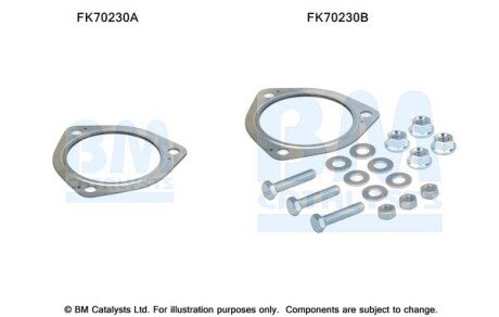 Монтажний елемент випускної системи SEAT ALHAMBRA VW SHARAN 2.0 09.95-03.10 BM CATALYSTS FK70230
