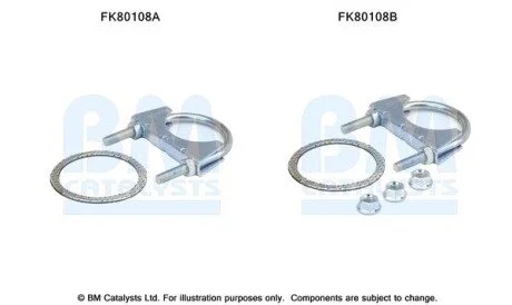 Монтажный комплект, катализатор BM CATALYSTS FK80108