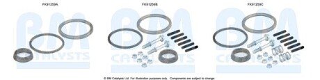 Монтажный комплект, катализатор BM CATALYSTS FK91259
