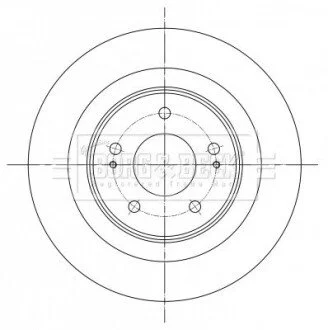 Гальмiвнi диски BORG & BECK BBD5396