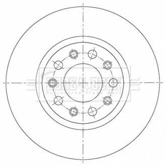 Гальмiвнi диски BORG & BECK BBD5523