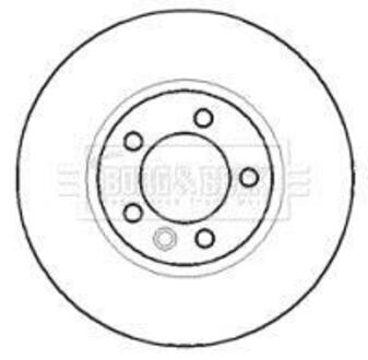 Гальмiвнi диски BORG & BECK BBD5916S