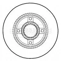 Гальмiвнi диски BORG & BECK BBD5935S