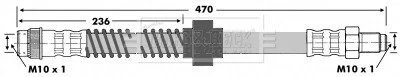 Гальмiвний шланг BORG & BECK BBH6639