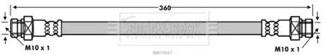 Гальмiвний шланг REAR BORG & BECK BBH7647