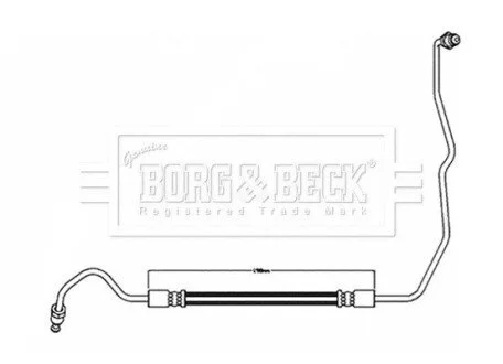 Гальмiвний шланг REAR RH BORG & BECK BBH8597