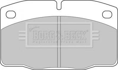 Гальмівні колодки до дисків BORG & BECK BBP1117