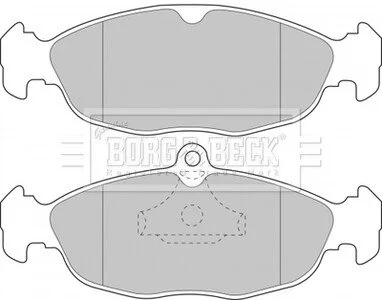 - Гальмівні колодки до дисків BORG & BECK BBP1424