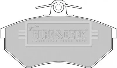 - Гальмівні колодки до дисків BORG & BECK BBP1427