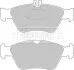BBP1454 BORG & BECK - Гальмівні колодки до дисків BBP1454