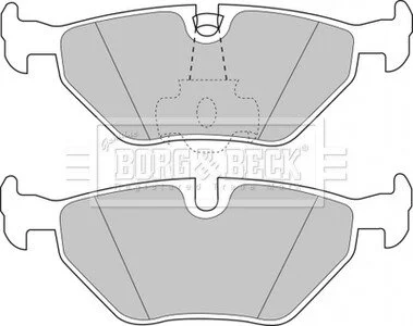 Гальмiвнi колодки дисковi BORG & BECK BBP1591