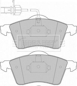 - Гальмівні колодки до дисків BORG & BECK BBP1692