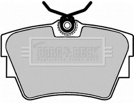 - Гальмівні колодки до дисків BORG & BECK BBP1693