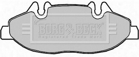 - Гальмівні колодки до дисків BORG & BECK BBP1949 (фото 1)