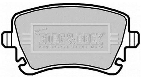 Гальмiвнi колодки дисковi BORG & BECK BBP2139 (фото 1)
