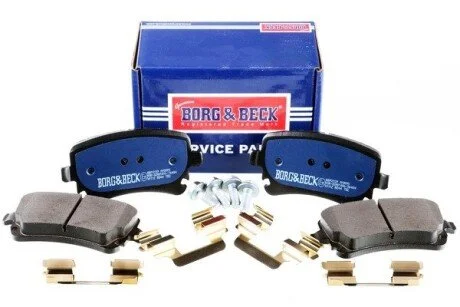 Гальмiвнi колодки дисковi BORG & BECK BBP2139