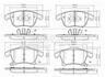 Гальмiвнi колодки дисковi BBP2564