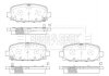 Колодки гальмівні (задні) Jeep Compass 1.4-2.4 17- (TRW) BORG & BECK BBP2805 (фото 2)