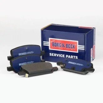 Гальмiвнi колодки дисковi BORG & BECK BBP2863
