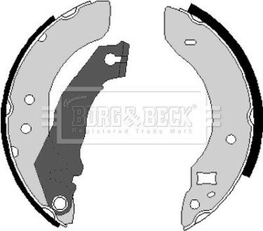 Гальмiвнi колодки барабаннi BORG & BECK BBS6162 (фото 1)