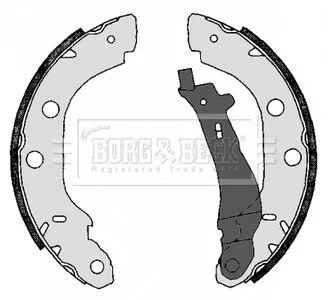 - Гальмівні колодки до барабанів BORG & BECK BBS6286
