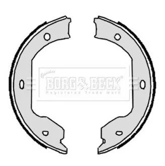 Гальмiвнi колодки барабаннi BORG & BECK BBS6332