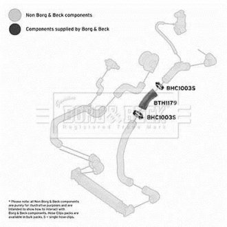 Шлангопровод BORG & BECK BTH1179