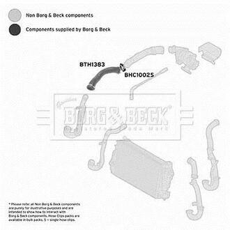 Патрубок BORG & BECK BTH1383