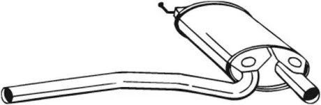 Центр. глушник,випускна сист. BOSAL 105-563