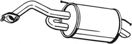 Задний. глушитель,выпускная сист. BOSAL 128-001 (фото 1)