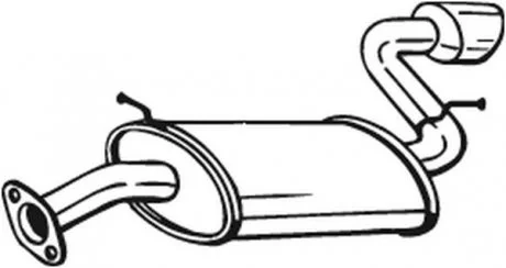 Задний. глушитель,выпускная сист. BOSAL 128-005