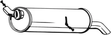 Задний. глушитель,выпускная сист. BOSAL 135-075