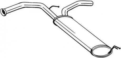 Задний. глушитель,выпускная сист. BOSAL 135-247