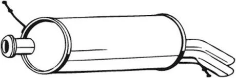 Глушник вихлопних газів (кінцевий) BOSAL 135547