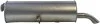 Глушитель, алюм. cталь, задн. часть CITROEN C4 04-00 (135-709) BOSAL