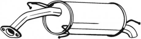 Задний. глушитель,выпускная сист. BOSAL 141-219