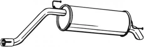 Задний. глушитель,выпускная сист. BOSAL 148-143