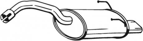 Задній. глушник,випускна сист. BOSAL 148-177 (фото 1)