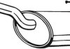 Глушитель задняя часть FIAT 500 07-10 (148-183) BOSAL